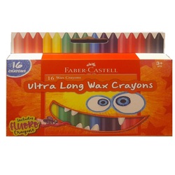 Faber-Castell Ultra Long Wax Crayons 16 Shades